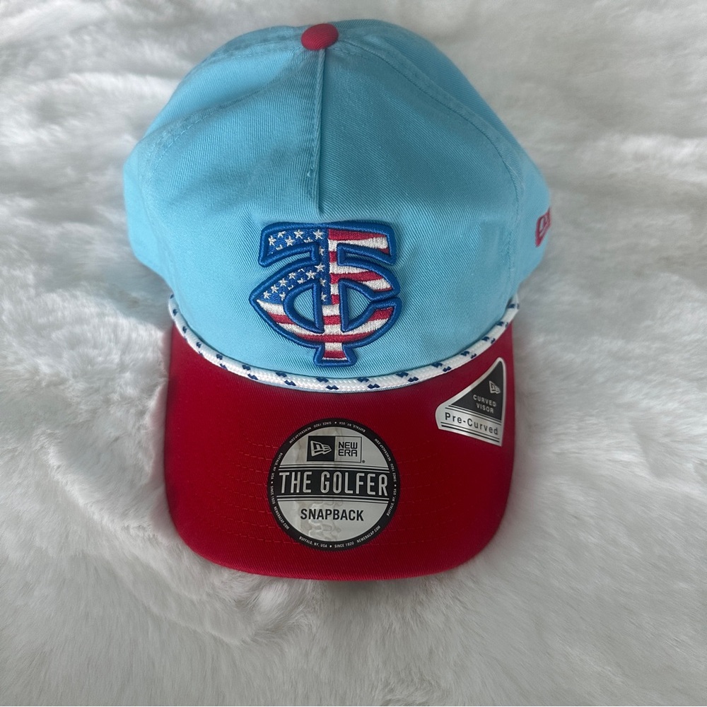 New Era Minnesota Twins 2025 Fourth of July Golfer Snapback Hat 🇺🇸